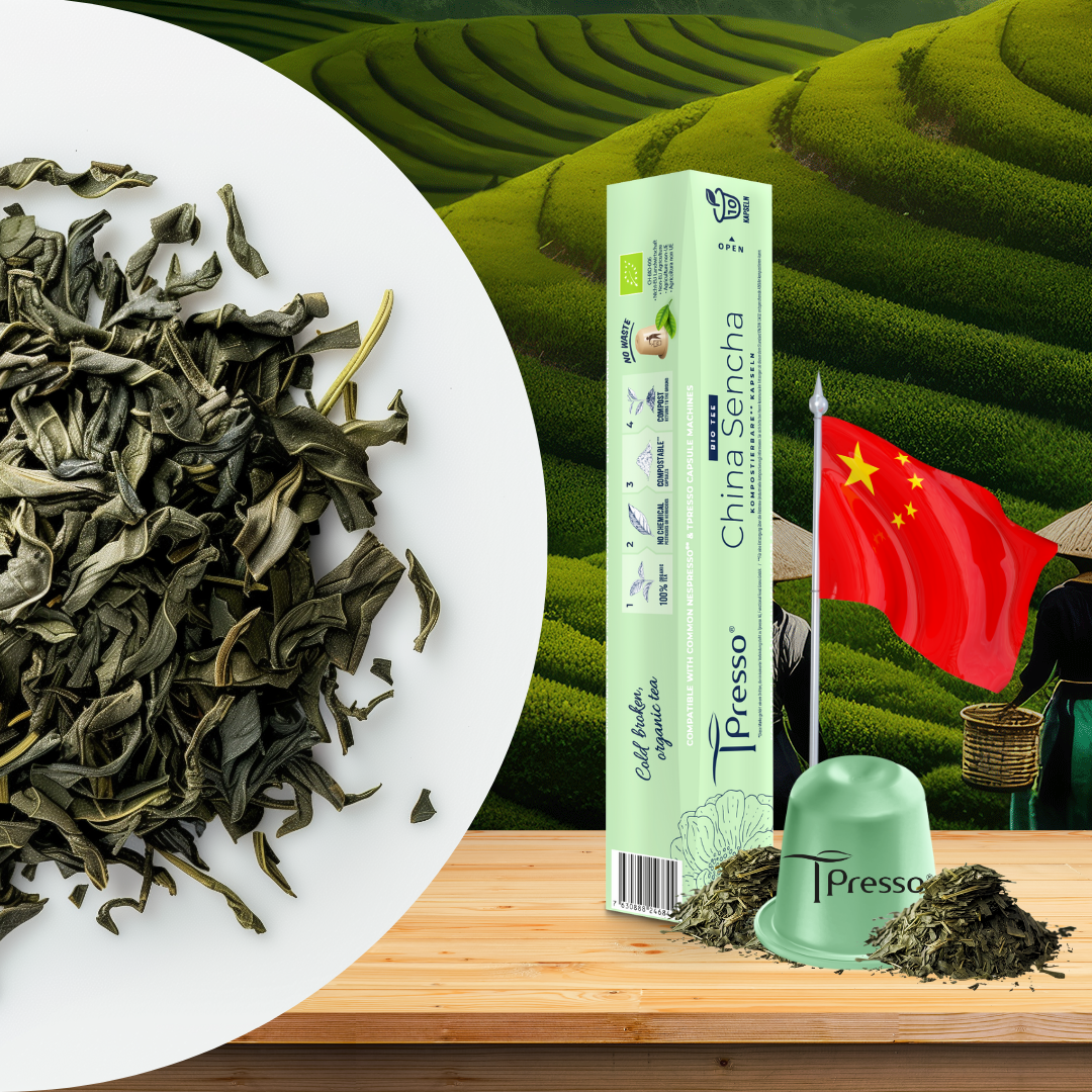 CHINA SENCHA ORGANIC tea capsules Tpresso®