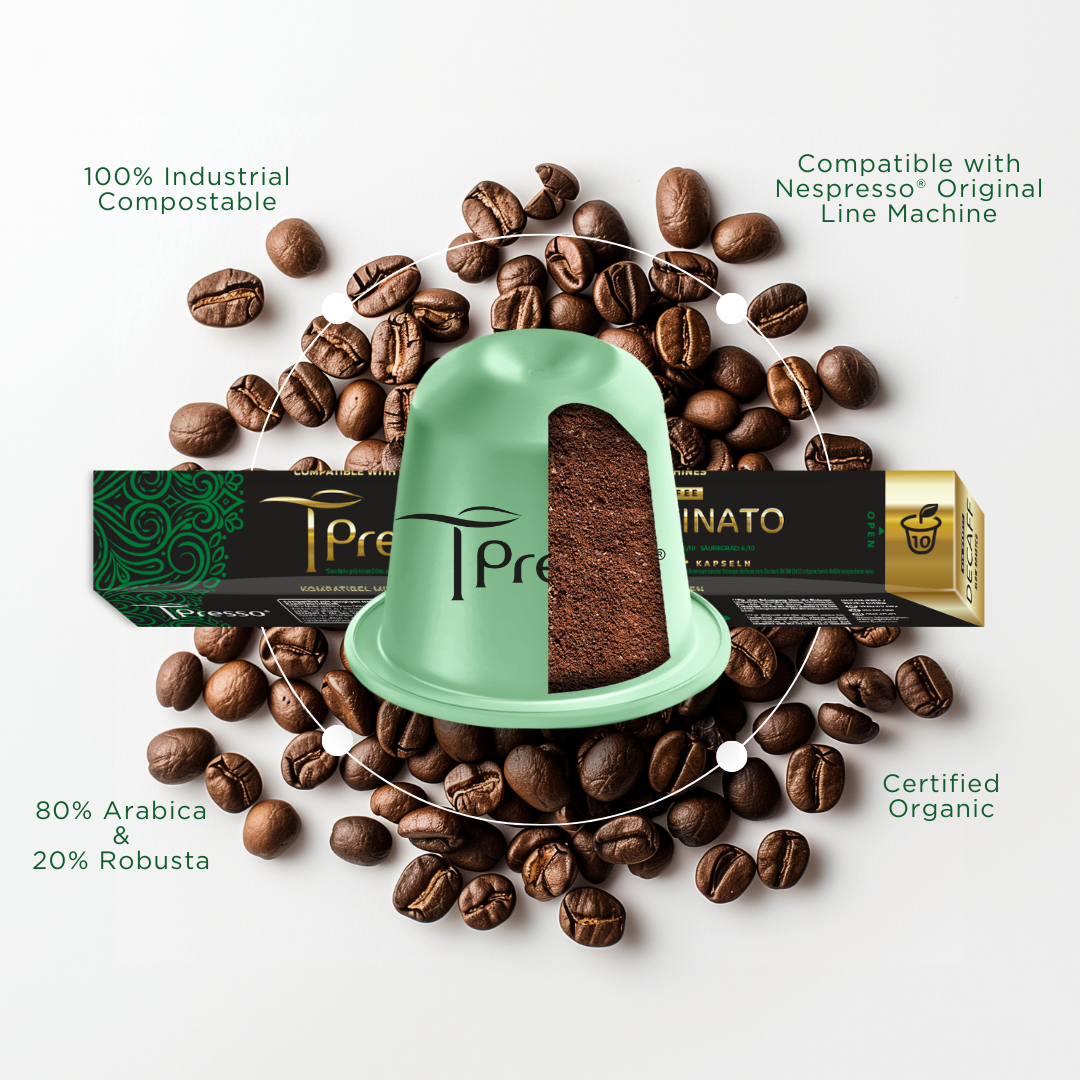 DECAFFEINATO ORGANIC coffee capsules Tpresso®