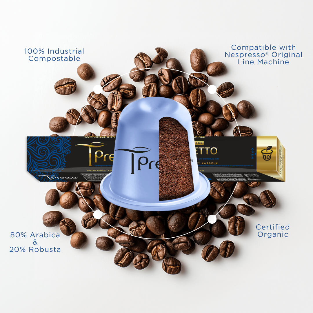 RISTRETTO ORGANIC coffee capsules Tpresso®