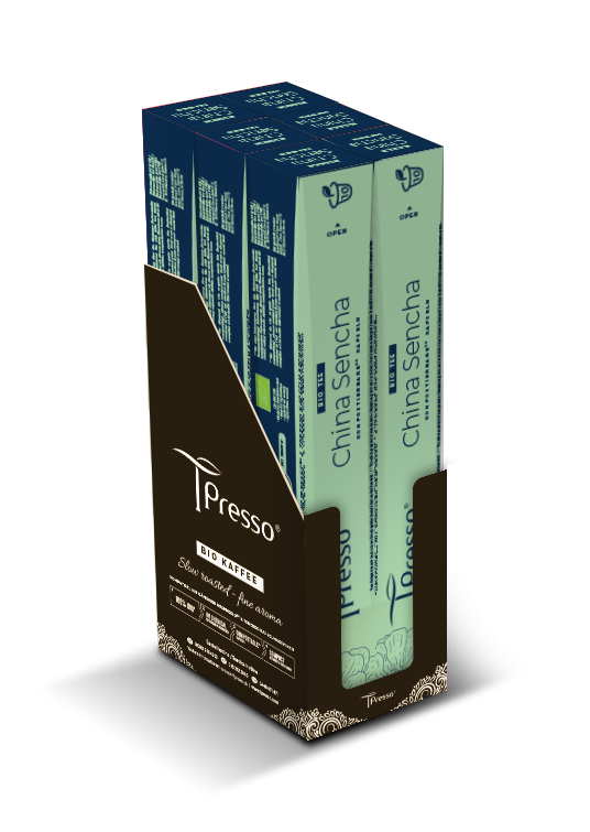 CHINA SENCHA ORGANIC tea capsules Tpresso®