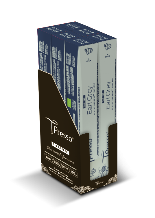 EARL GREY ORGANIC tea capsules Tpresso®