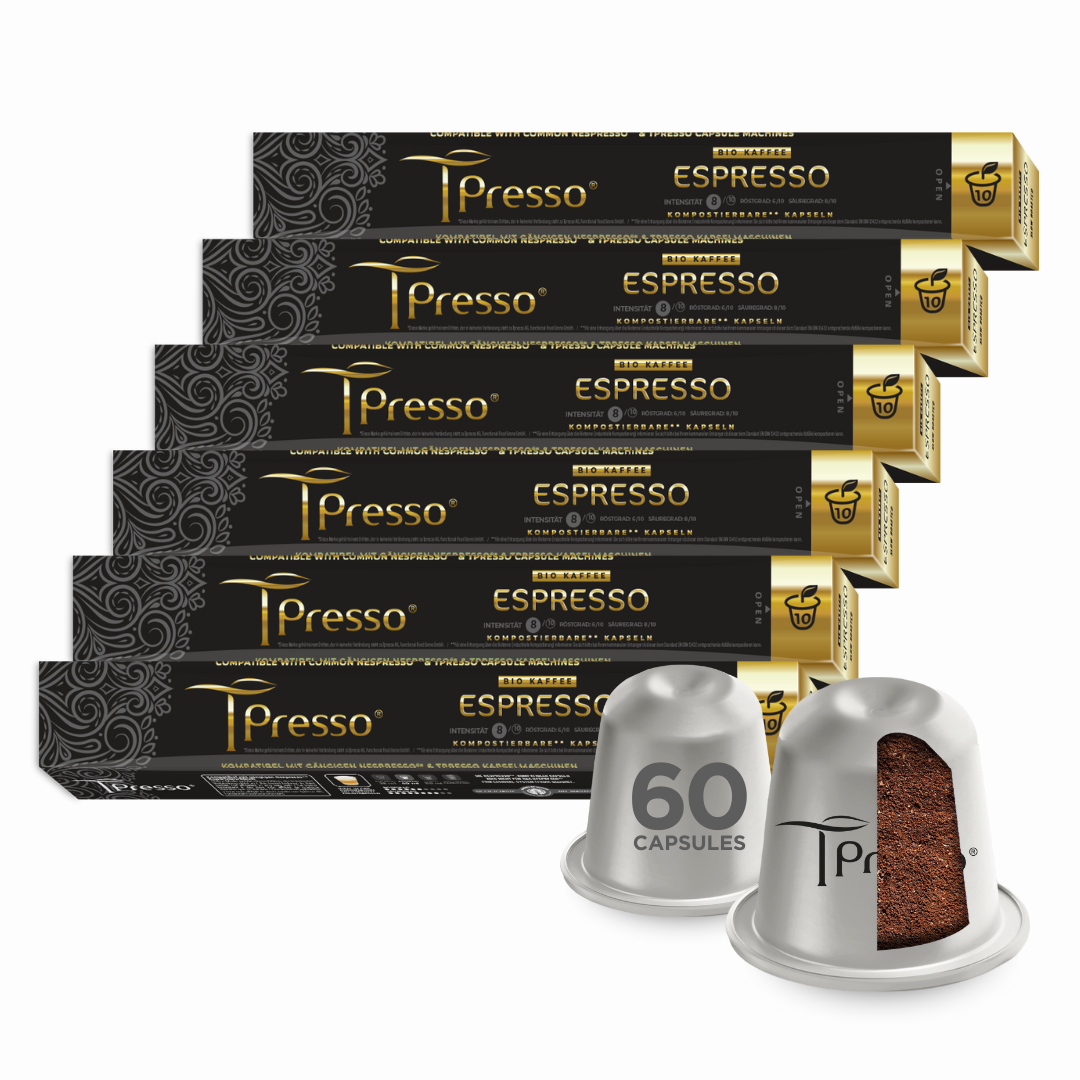 ESPRESSO ORGANIC coffee capsules Tpresso®