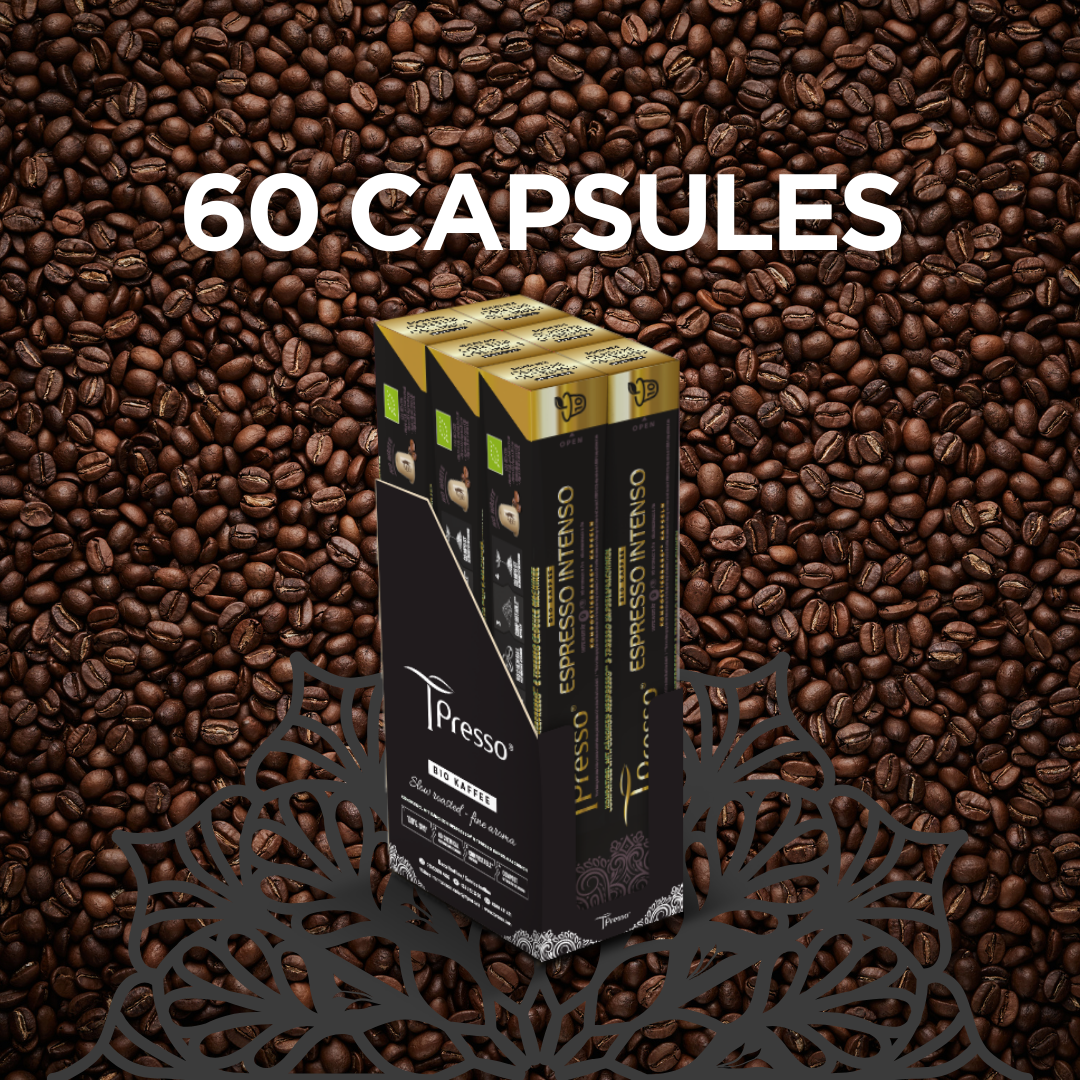 ESPRESSO INTENSO ORGANIC coffee capsules Tpresso®