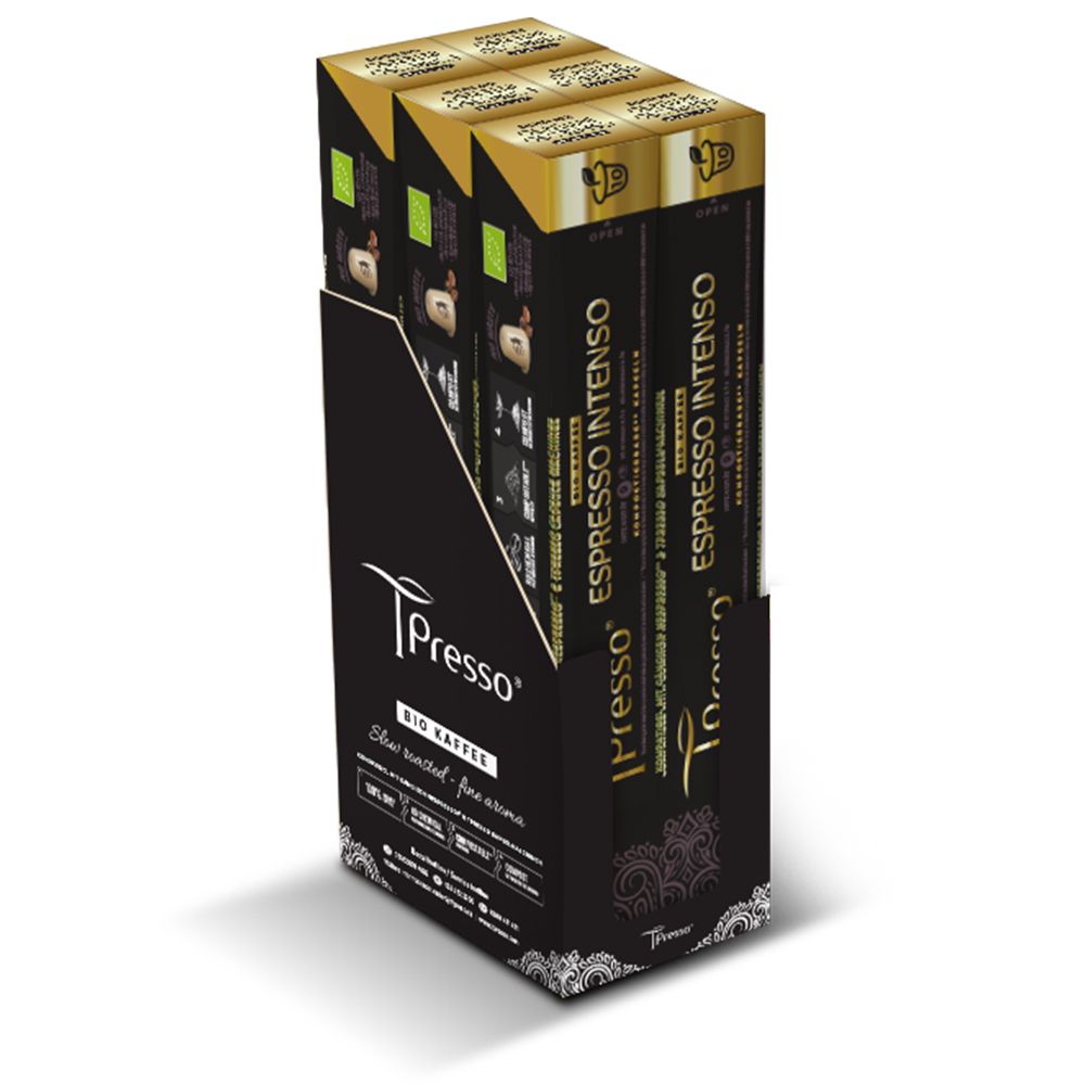 ESPRESSO INTENSO ORGANIC coffee capsules Tpresso®